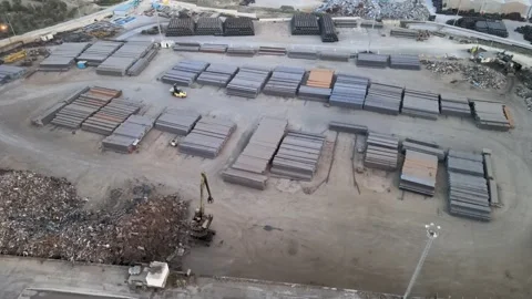 Industrial waste scrap Stock-Footage 239272797