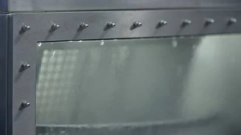Industrial Water Mixer in Operation – Efficient Fluid Blending System Video stock 292866803
