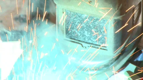 Industrial welding 2 Stock-Footage 744585