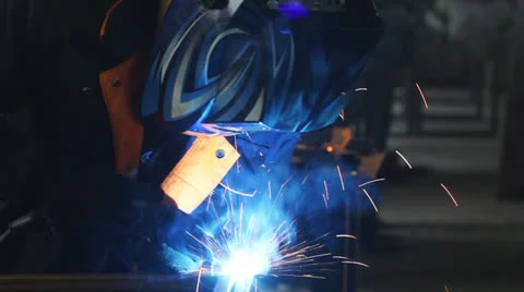 Industrial welding Stock Footage 23311408