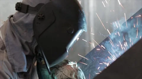 Industrial welding Stock Footage 46598095