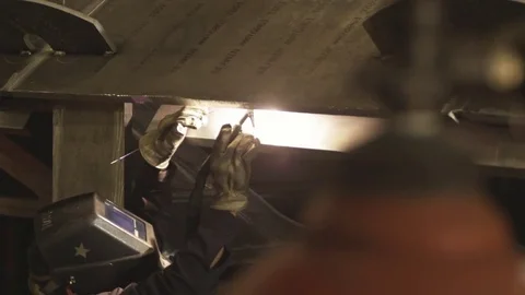 Industrial welding Video stock 76614891