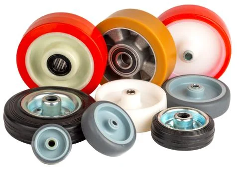 The industrial wheels Stock Photos