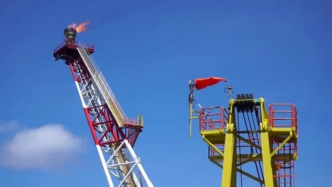 Industrial wind sock. Stock Footage 83578920