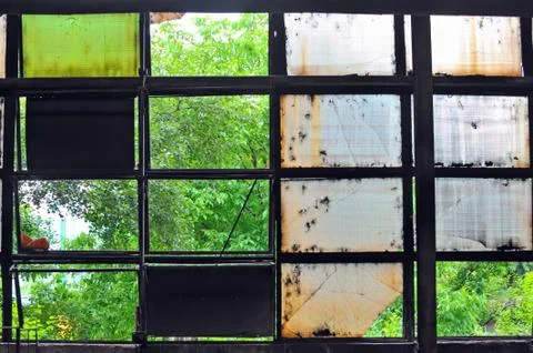 Industrial windows Stock Photos