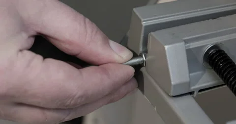 Industrial worker using angle grinder and cutting steel Stock Footage 129559941