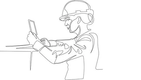 Industrial workers concept Illustrazione stock