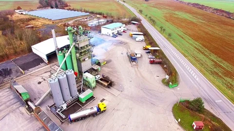 Industrial zone and technology park from above. Stock Footage 71889163