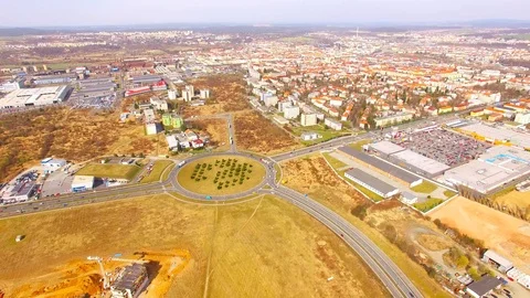 Industrial zone and technology park from above. Stock Footage 88189675
