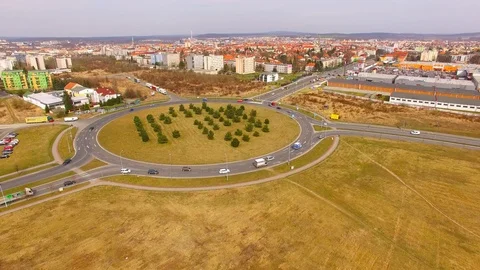 Industrial zone and technology park from above. Stock Footage 88193520