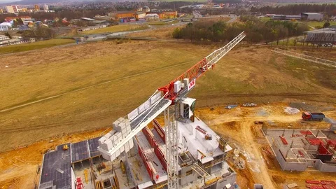 Industrial zone and technology park from above. Stock Footage 88194516