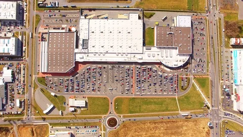 Industrial zone and technology park from above. Stock Footage 88200449