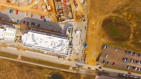 Industrial zone and technology park from above. Stock Footage 88203471