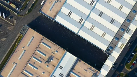 Industrial zone and technology park from above. Stock Footage 120840786