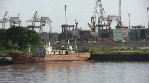 Industrial zone Stock Footage 420170