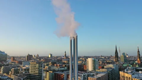 Industrial_chimney Stock Footage 142320143