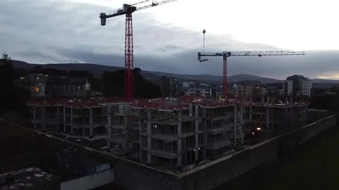 Industrialism drone shot Stock Footage