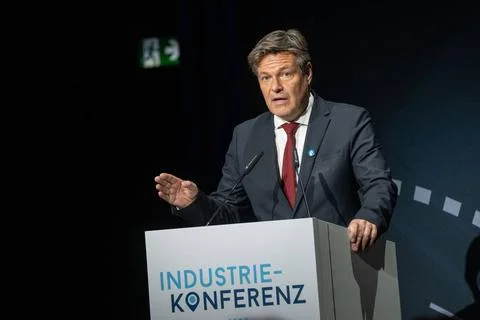  Industriekonferenz 2023 von BMWK und Bündnis für Zukunft der Industrie - . Stock Photos