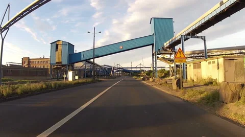 Industries Road Trip Stock Footage 53362589