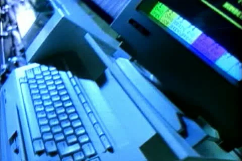 Industrila Computer Printer Stock Footage 10703594