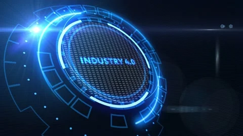 Industry 4.0 Cloud computing, physical systems, IOT, cognitive computing in.. Vidéo 233832285