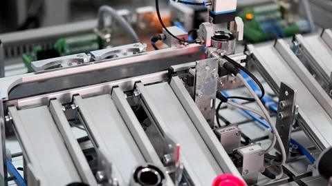 Industry 4.0 concept; artificial intelligence for autonomous production Video stock 132876156