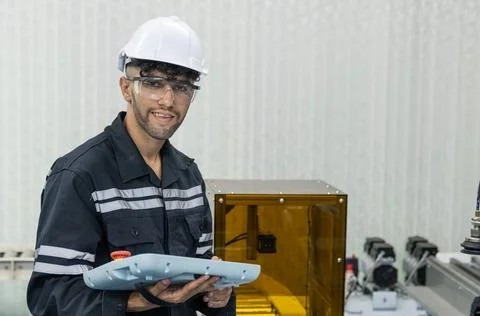 Industry and engineering people technology concept . Stock Photos