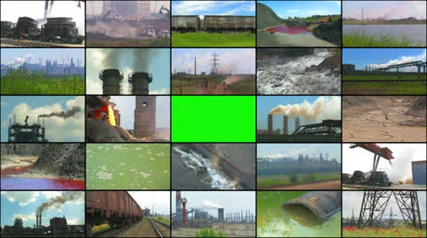 Industry and Pollution. Stock Footage 27088134