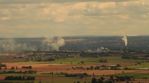 Industry And Pollution Stock Footage 41787282