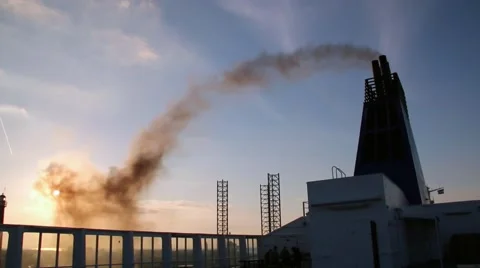 Industry and pollution Stock Footage 63350773