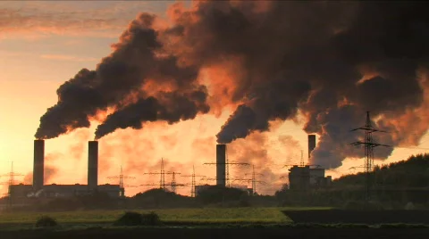 Industry and pollution Full HD Stock Footage 419916