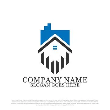 Industry apartment logo design vector, best for property and building logo Ilustración de archivo