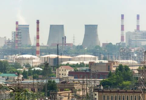 Industry area Foto stock
