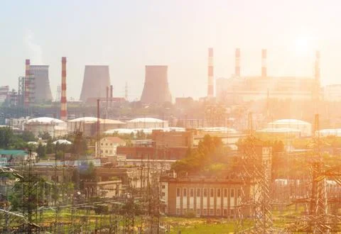 Industry area Foto stock
