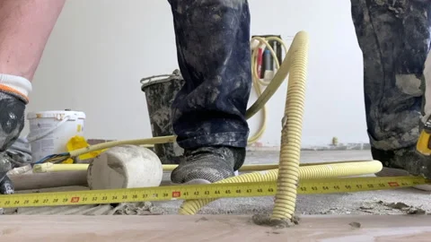 Industry background. Construction site. Video stock 154880176