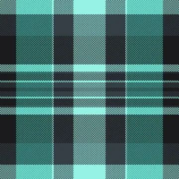 Industry background texture vector, deco seamless textile check. Aqua tarta.. Stock Illustration