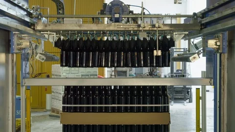 Industry, Bottle, Indoors, Day, Medium Shot, Lockdown, 20 Seconds Or Greater, Stock-Footage 94028631