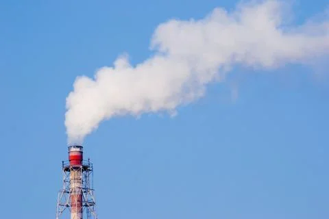Industry chimney Fotos Stock