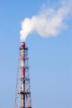Industry chimney Stockfoto's