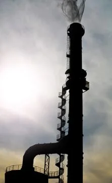 Industry chimney Stock Photos