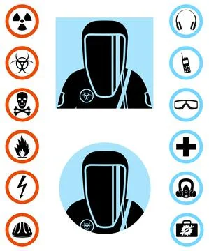 Industry concept. Differences people characters avatars icons. Illustrazione stock