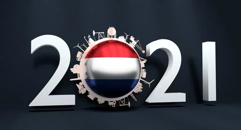 Industry concept illustration Stock Illustration