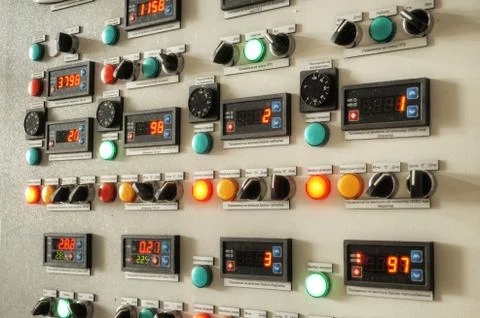 Industry Control Panel Stock Photos