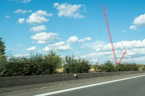 An industry crane Stock Photos