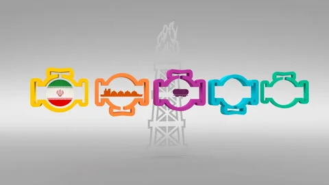 Industry data visualization. Abstract elements of graph, diagram with steps Stock Footage 220818923