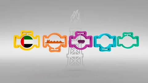 Industry data visualization. Abstract elements of graph, diagram with steps Stock Footage 226729360