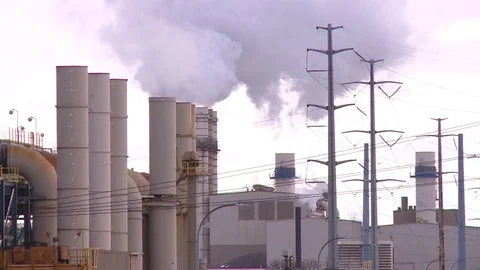 Industry in Detroit Stock Footage 76162194