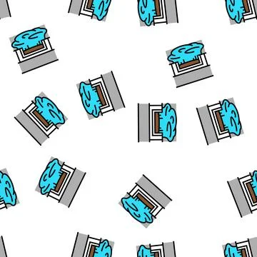 Industry drainage system vector seamless pattern Stock Illustration
