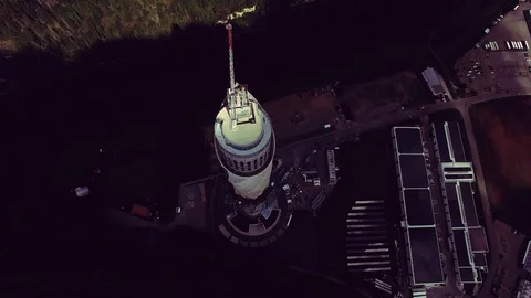 Industry flight construction tower Stock Footage 94237924
