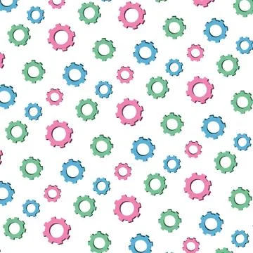 Industry gears engineering technology background 스톡 일러스트